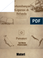 Tugas Perkoperasian (Pengembangan Koperasi Pada Masa Penjajahan Belanda)