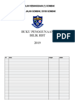 Cover Buku Penggunaan Bilik RBT 2019