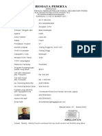 Biodata Dan Lembar Konfirmasi Bimtek TKSK 12 S.D 14 Maret 2023