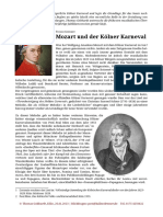 Mozart Und Der Koelner Karneval