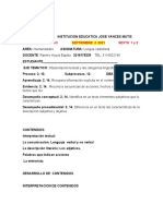 Español CUARTO PERIODO de 6o 1 y 2 2021