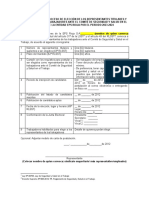 Modelo de Convocatoria A Elecciones - CSST