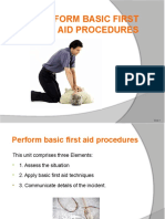 Perform Basic First Aid Procedures