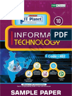 Sample Paper IT Code 402 Class-X PDF