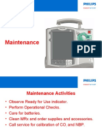 Maintanance of MRX Defibrillator