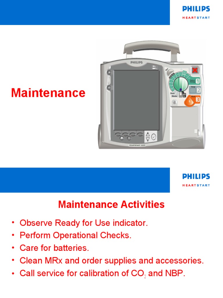 Maintanance of MRX Defibrillator PDF Electricity Computer Engineering