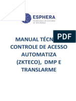 Sistema Biométrico Automatiza Ou Zkteco PDF