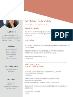 Sena Kavas CV - Türkçe PDF