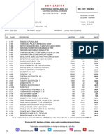 Cotizacion Electrica - Materiales Santiago PDF