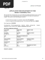 Thaneil Chapman JCF Application Form