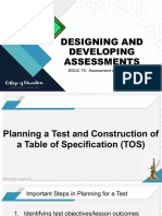 EDUC75 - Designing and Developing Assessments PDF