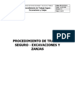 NPS-SST-PR-16 Procedimiento de Trabajo Seguro - Excavaciones y Zanjas - v1.0