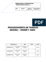 PTS-17 - Procedimiento de Trabajo Seguro - Orden y Aseo