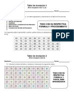 Taller de Nivelación para 8 Grado