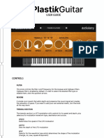 PlastikGuitar User Guide