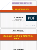 04-Complications Aigues Du Diabète DR Chougrani 2022-2023