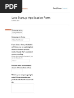 Apply To Y Combinator PDF