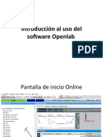 Introducción Al Uso Del Software Openlab