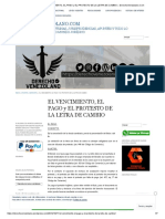 10 EL VENCIMIENTO, EL PAGO y EL PROTESTO DE LA LETRA DE CAMBIO PDF
