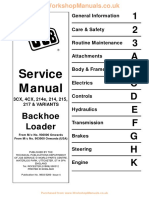 Service Manual: Backhoe Loader