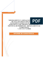 Informe de Consistencia Cui #2478606-Saneamiento Marayhuaca