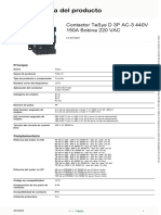 TeSys Deca Contactors - LC1D150M7 PDF