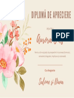Diplomă de PDF