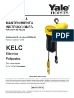 YALE Manual para Polipasto KELC