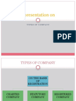 Types of Company