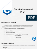 Structuri de Control În C++