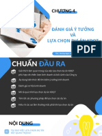 CHƯƠNG 4 (TT) - DANH GIA Y TUONG Va LUA CHON DA KDQT PDF