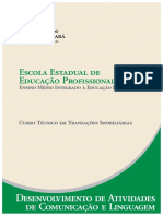 Transacoes Imobiliarias Desenvolvimento de Atividades de Comunicacao e Linguagem PDF