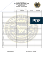 Tau Gamma Phi Attendance Sheet