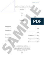 Dissertation Title Proposal PDF