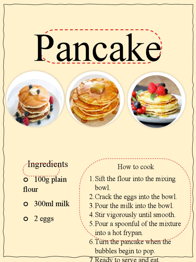 How To Make Pancake PDF