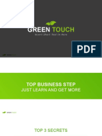 Green Touch Powerpoint Template