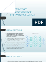 Preparatory Presentation of Relevant ML Areas