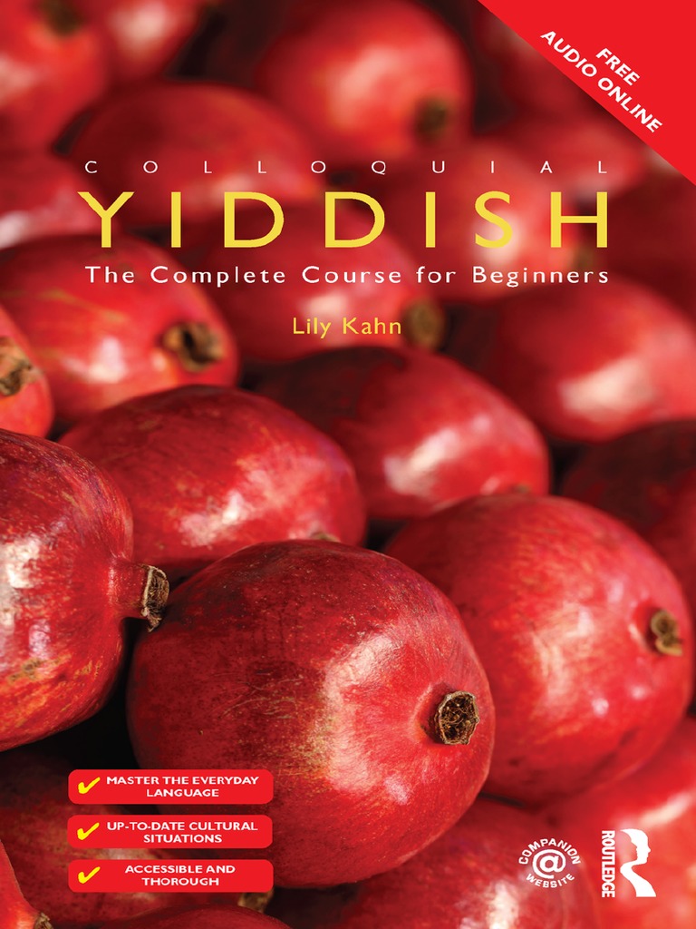 Lily kahn colloquial yiddish the complete course for beginners
