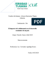 Nombre Del Alumno: Alvarez Barrientos Thania Gabriela. Cuatrimestre: 2do