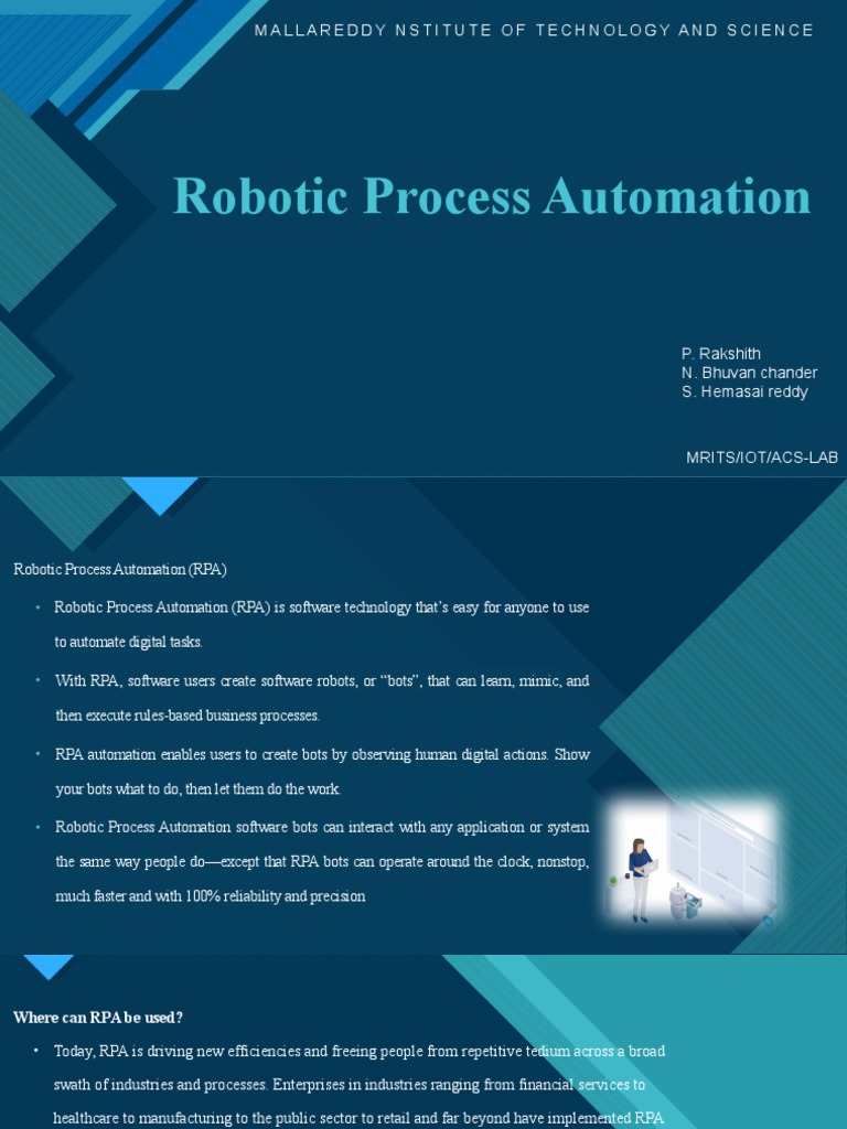 Robotic Process Automation | PDF | Artificial Intelligence ...