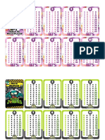 Tablas de Multiplicar Pack 2 - Archivo PDF