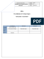 Procedimiento de trabajo seguro para señaleros