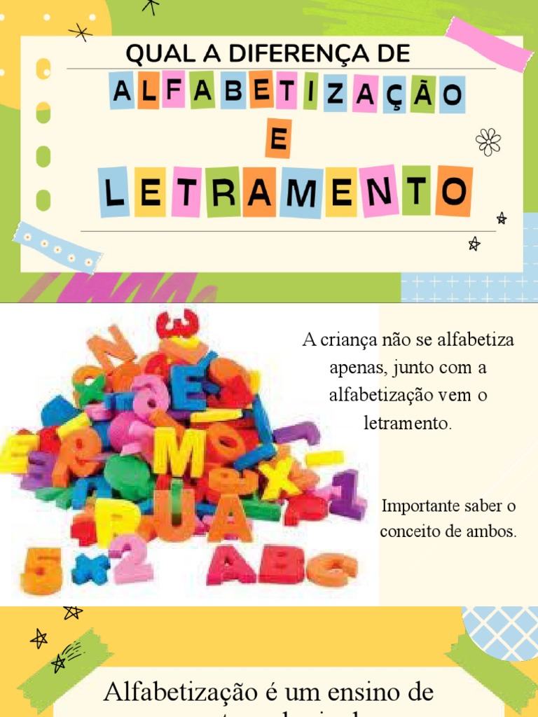 Alfabetização e Letramento | PDF