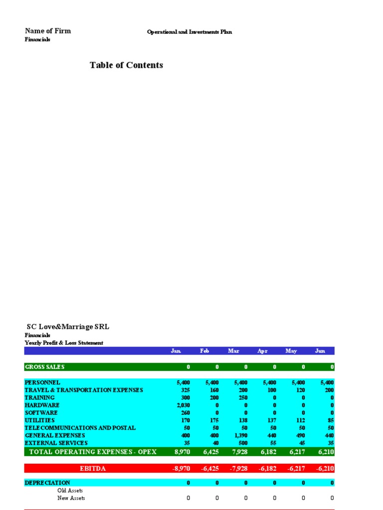 Financial and Operational Plan 2023 | PDF | Capital Expenditure ...