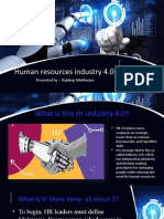 Human Resources Industry 4.0: Presented by - Rajdeep Mukherjee