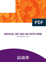 Contenido de Manual de Uso de Sitio Web WWW - Lasdignas - Org - SV Septiembre 2014 Final PDF