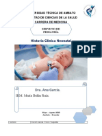 Historia Clinica Neonatologia