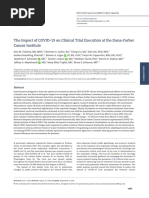 The Impact of COVID-19 On Clinical Trial