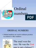 Cardinal and Ordinal Numbers Fun Activities Games - 37019