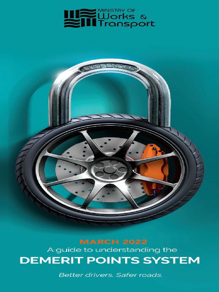 Demerit Points Booklet MARCH 2022 | PDF